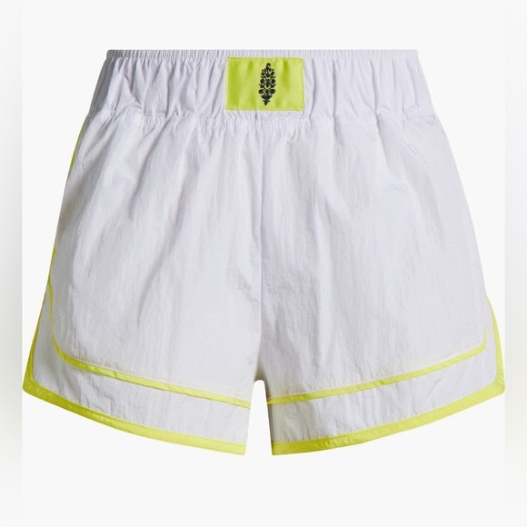 *NWT* FP Movement by Free People Varsity Blues Athletic Shorts, White, Sz Large - Picture 5 of 13